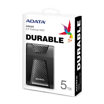 هارد‌ دیسک اکسترنال ای دیتا ظرفیت 2 ترابایت مدل ADATA HD650 2TB