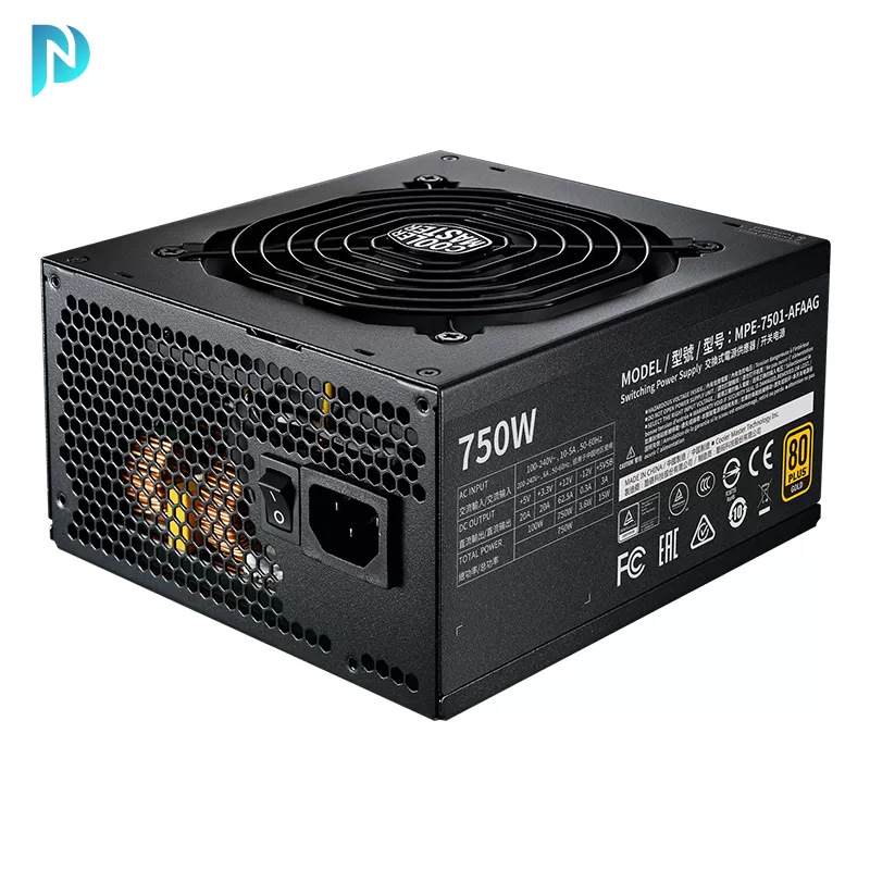 منبع تغذیه (پاور) ماژولار کولر مستر مدل Cooler Master MWE GOLD 750 V2 Power