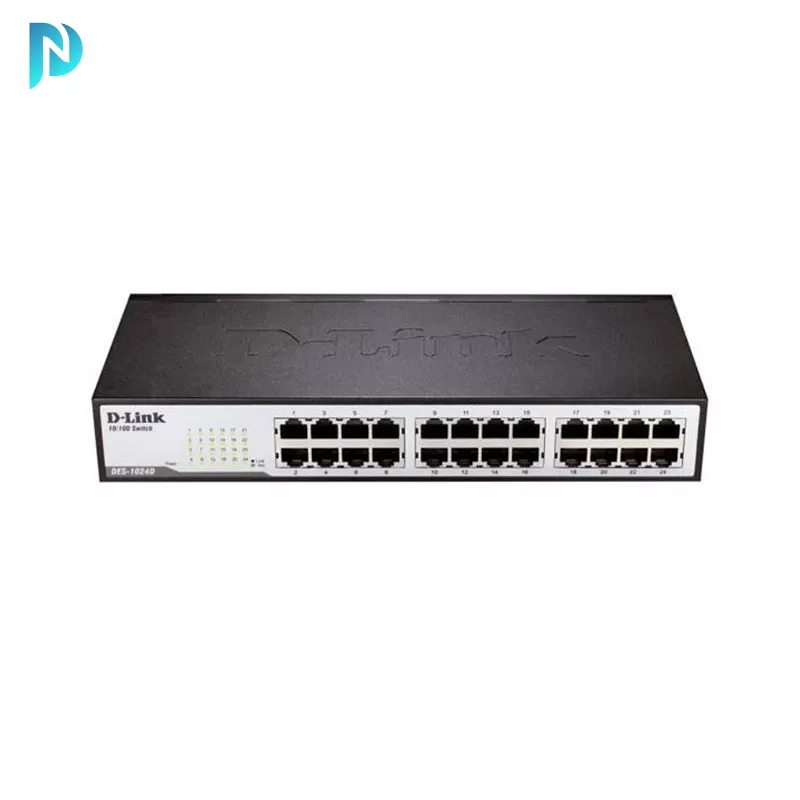 سوئیچ شبکه 24 پورت دی لینک مدل D-Link DES-1024D