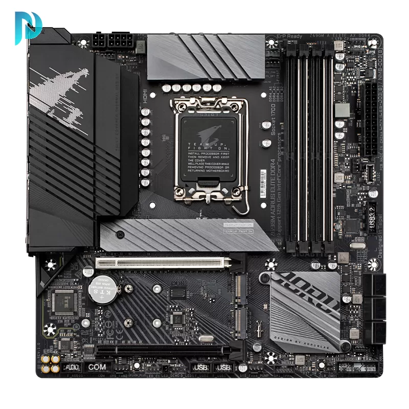 مادربرد گیمینگ گیگابایت مدل GIGABYTE Z690M AORUS ELITE DDR4 Rev 1.0