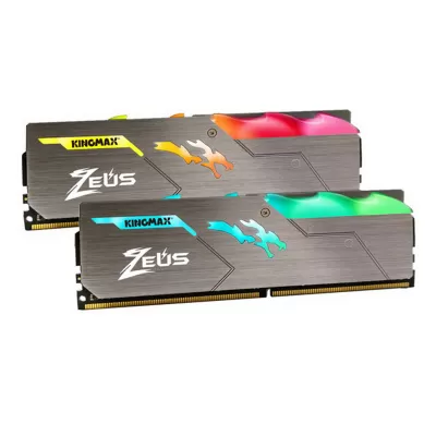 رم کامپیوتر کینگ مکس مدل Kingmax Zeus Dragon RGB 2 x 8GB DDR4 3200Mhz RAM