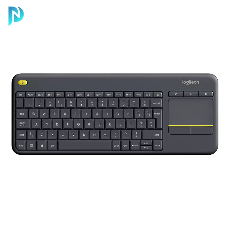 کیبورد تاچ پد دار بی سیم لاجیتک مدل Logitech K400 Plus