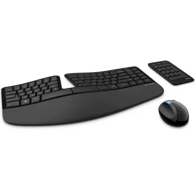 ماوس و کیبورد بی‌سیم ارگانومیک مایکروسافت مدل Sculpt Ergonomic Desktop