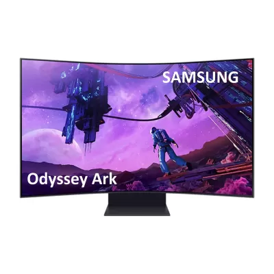 مانیتور منحنی چرخشی گیمینگ سامسونگ سایز 55 اینچ 4K مدل Samsung Odyssey Ark LS55BG970N