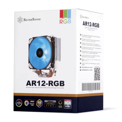 فن خنک کننده بادی پردازنده سیلور استون مدل SilverStone AR12 RGB