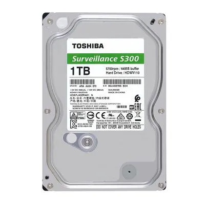 هارد‌ دیسک اینترنال توشیبا ظرفیت 1 ترابایت مدل Toshiba Surveillance S300 1TB HDD