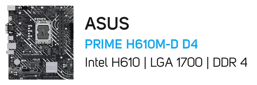 مادربرد ایسوس مدل ASUS PRIME H610M-D D4