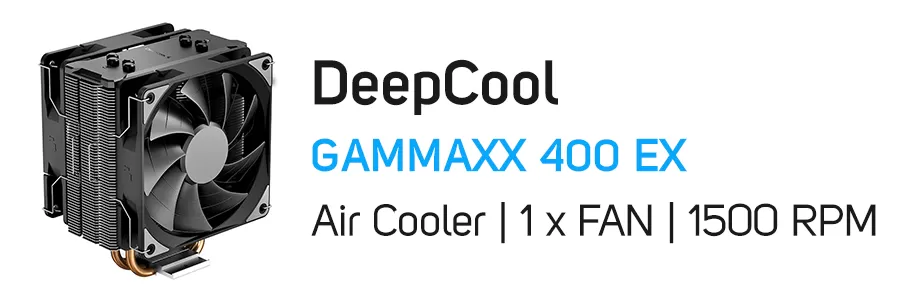 فن خنک کننده بادی پردازنده دیپ کول مدل DeepCool GAMMAXX 400 EX