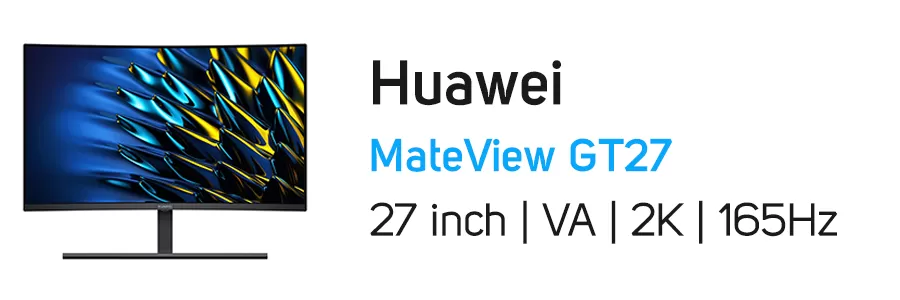 مانیتور گیمینگ 27 اینچ منحنی هوآوی میت ویو مدل Huawei MateView GT 27 Inch Standard Edition (XWU-CBA)