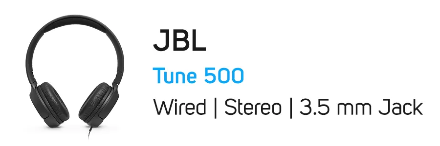 هدفون با سیم جی بی ال مدل JBL Tune 500