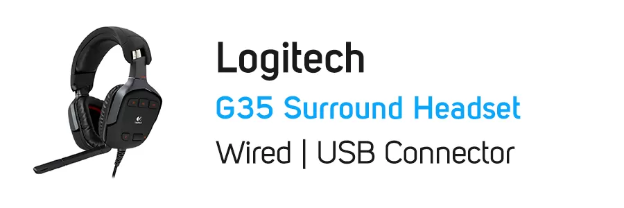 هدست گیمینگ با سیم لاجیتک مدل Logitech G35 Surround