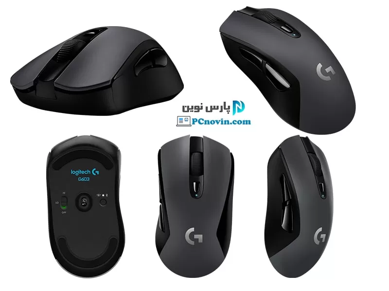 ماوس گیمینگ وایرلس لاجیتک لایت اسپید مدل Logitech G603 Lightspeed Wireless Gaming Mouse