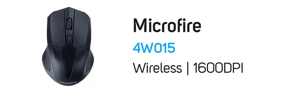 ماوس اپتیکال بی سیم میکروفایر مدل Microfire 4W015 Wireless Mouse