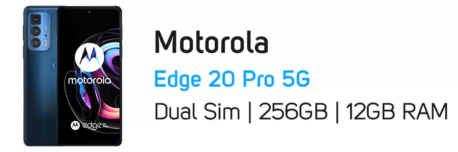 گوشی موبایل موتورولا Edge 20 Pro 5G با ظرفیت 256 گیگابایت و رم 12 گیگابایت