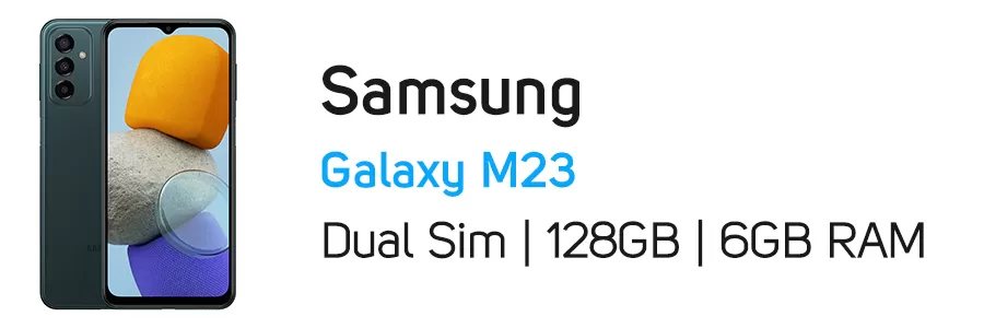 گوشی موبایل گلکسی M23 5G سامسونگ ظرفیت 128 گیگابایت - رم 6 گیگ