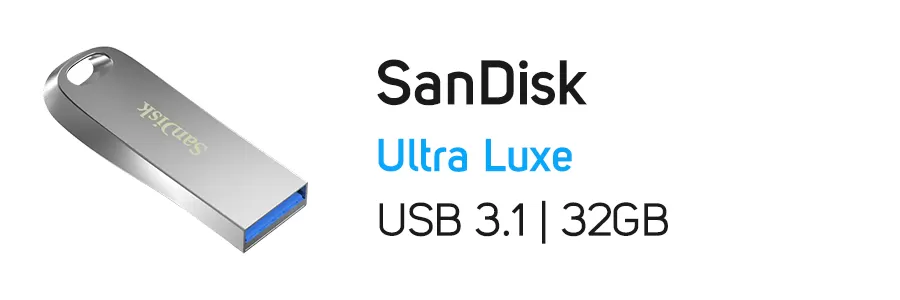 فلش مموری 32 گیگابایت سن دیسک مدل SanDisk Ultra Luxe 32GB