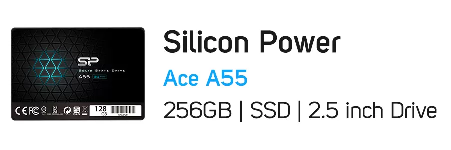 هارد‌ دیسک SSD اینترنال سیلیکون پاور ظرفیت 256 گیگابایت Silicon Power Ace A55 256GB