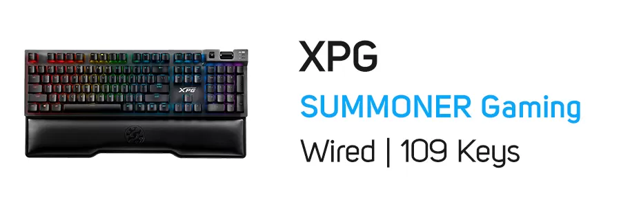 کیبورد گیمینگ با سیم ایکس پی جی مدل XPG SUMMONER Gaming Keyboard